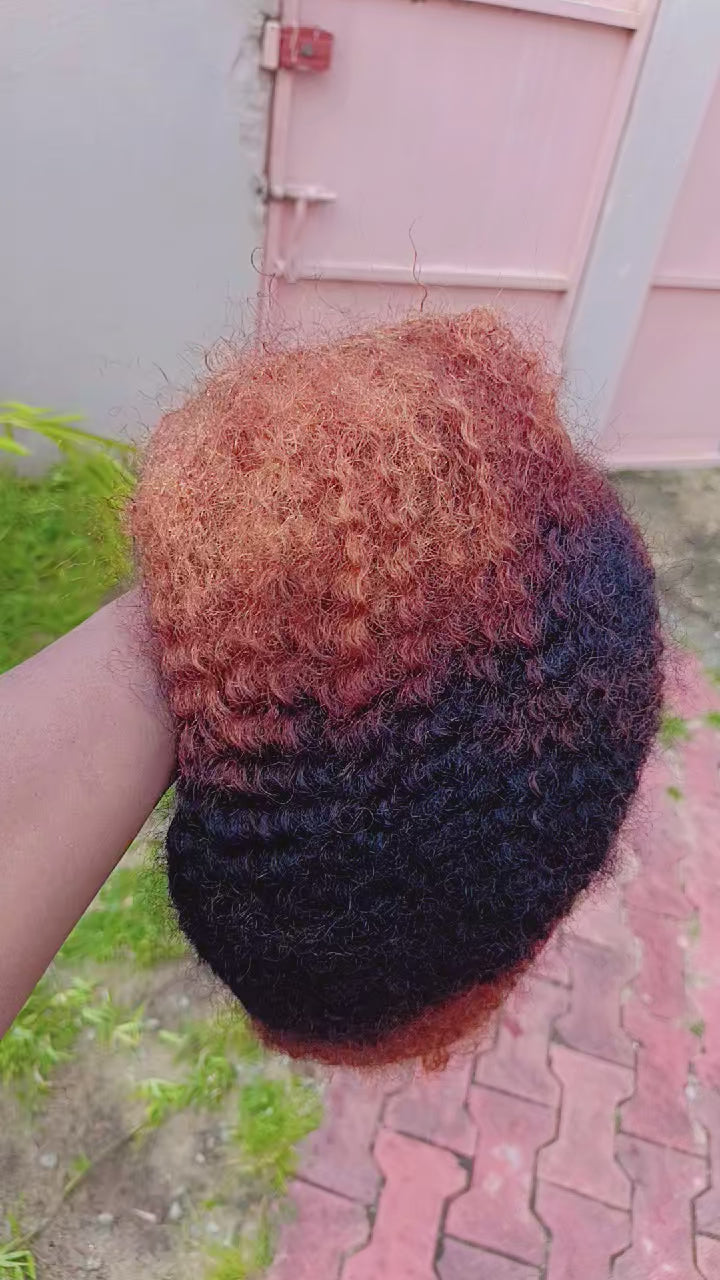 Kinky Bulk 100% Human Hair.